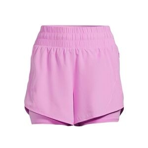 Women's High Rise Running Shorts with Bike Liner, Wild Orchid